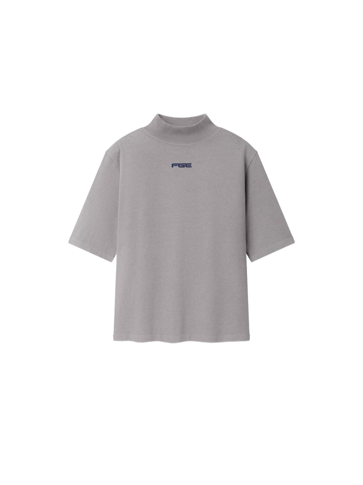 Fear of God Essentials Women's Slim Mockneck Tee Washed Smoke - Im Your Wardrobe