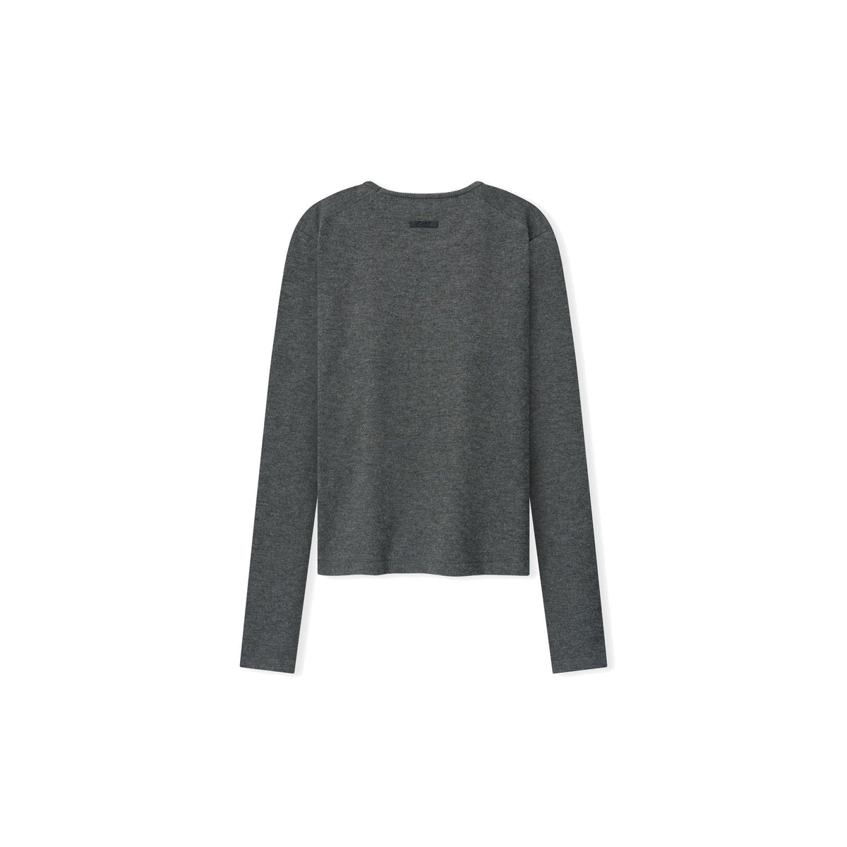 Fear of God Essentials Women's Soft Knit Slim Longsleeve Iron Grey - Im Your Wardrobe
