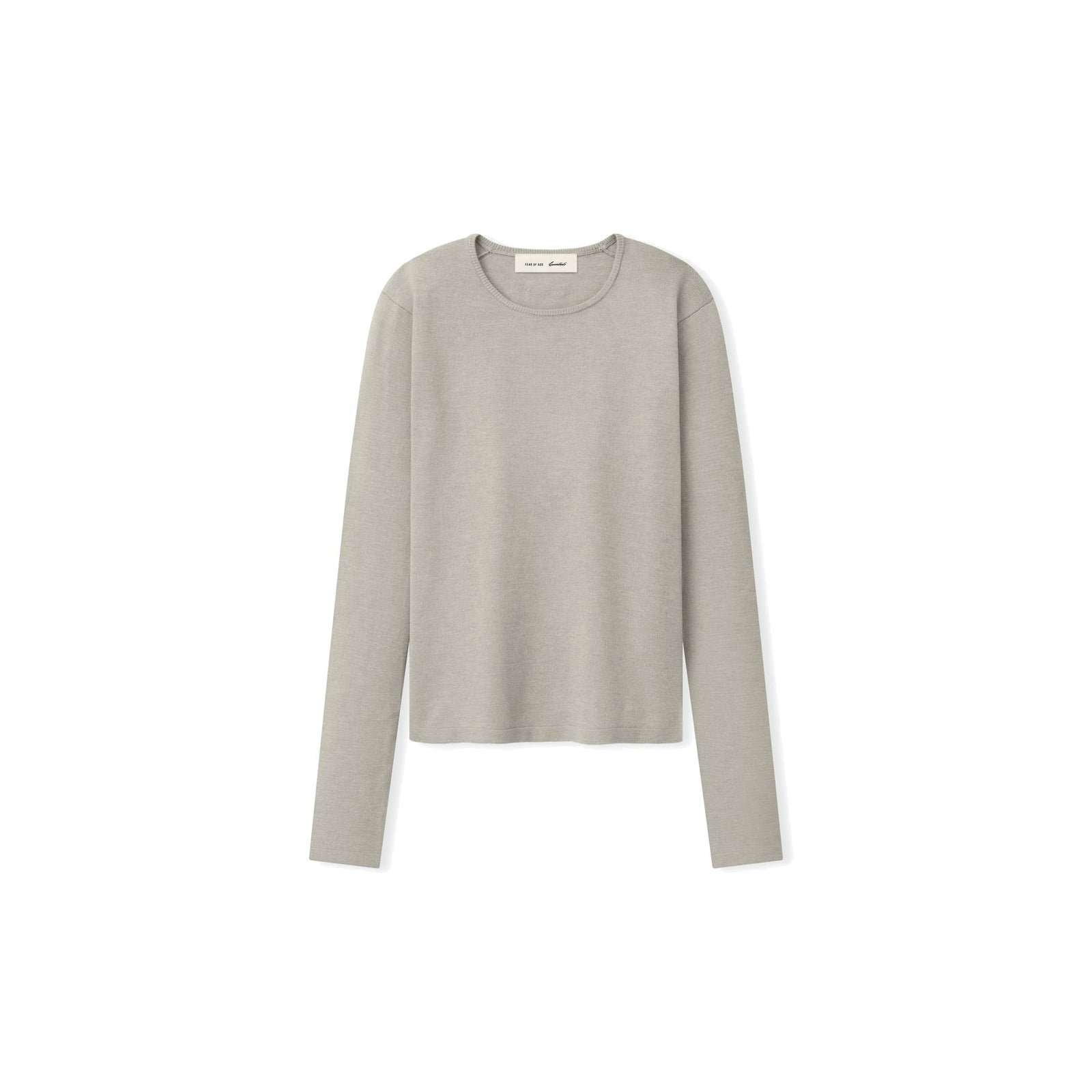 Fear of God Essentials Women's Soft Knit Slim Longsleeve Seal - Im Your Wardrobe