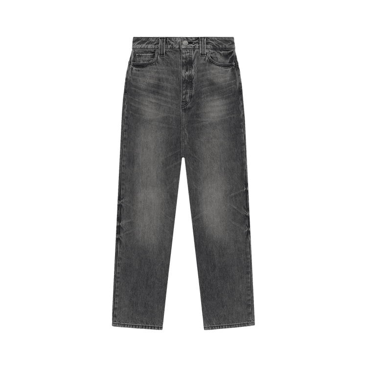 Fear of God Essentials Women's Straight Leg Denim Jeans Vintage Black (FW24) - Im Your Wardrobe