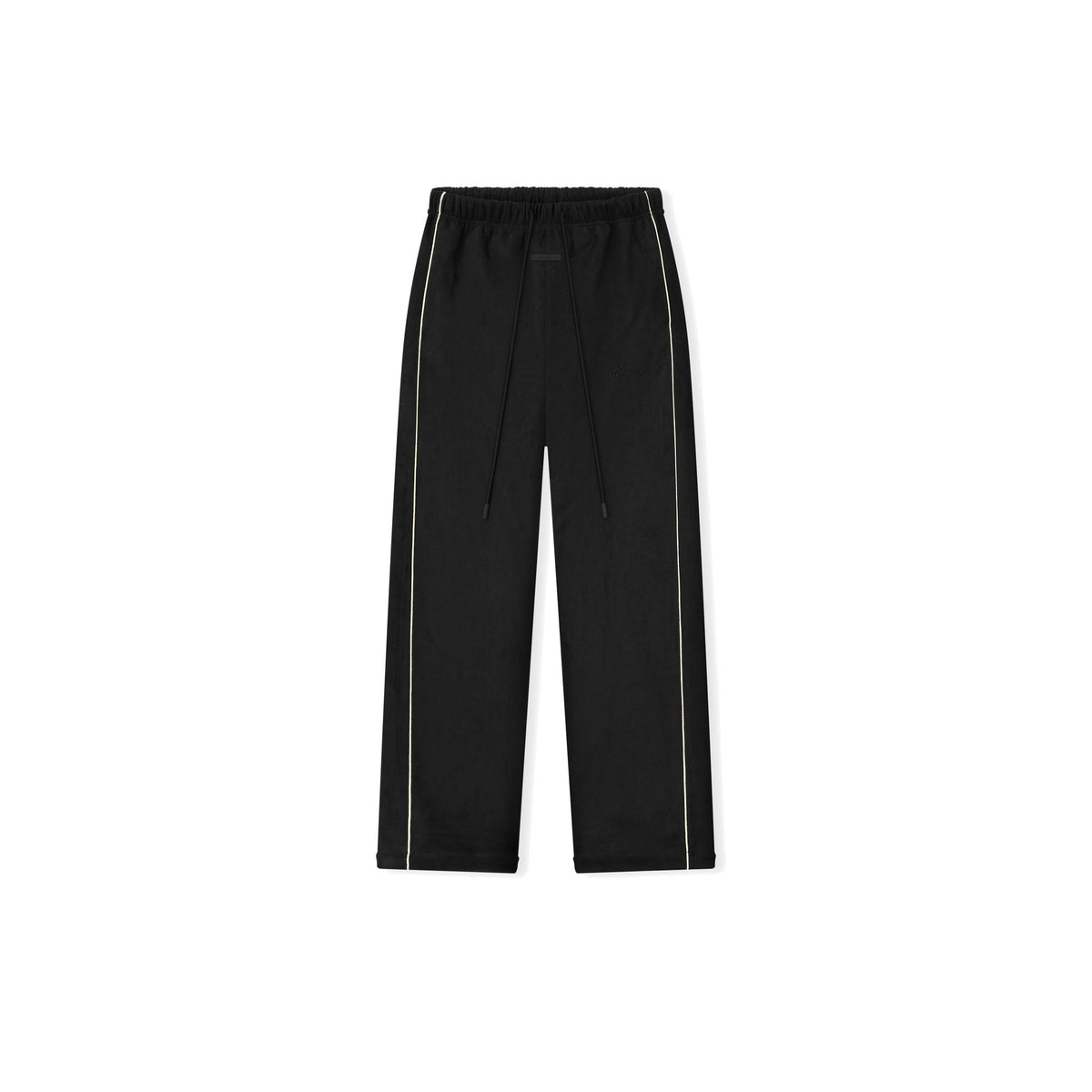 Fear of God Essentials Women's Suede Fleece Signature Relaxed Pant Vintage Black