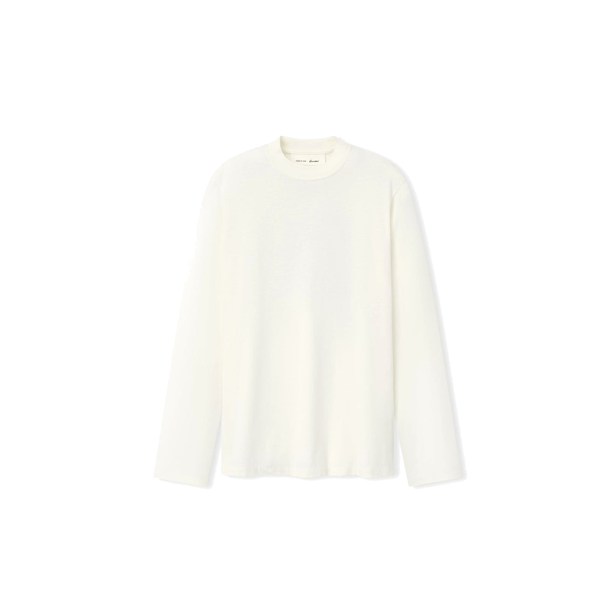 Fear of God Essentials Women's Tri-Blend Classic Fit Long Sleeve Tee Ivory - Im Your Wardrobe