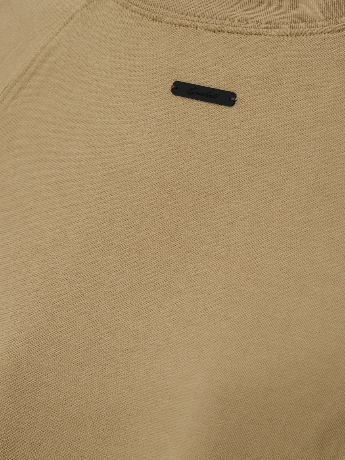 Fear of God Essentials Women's Tri-Blend Shrunken Baseball Tee Dune - Im Your Wardrobe