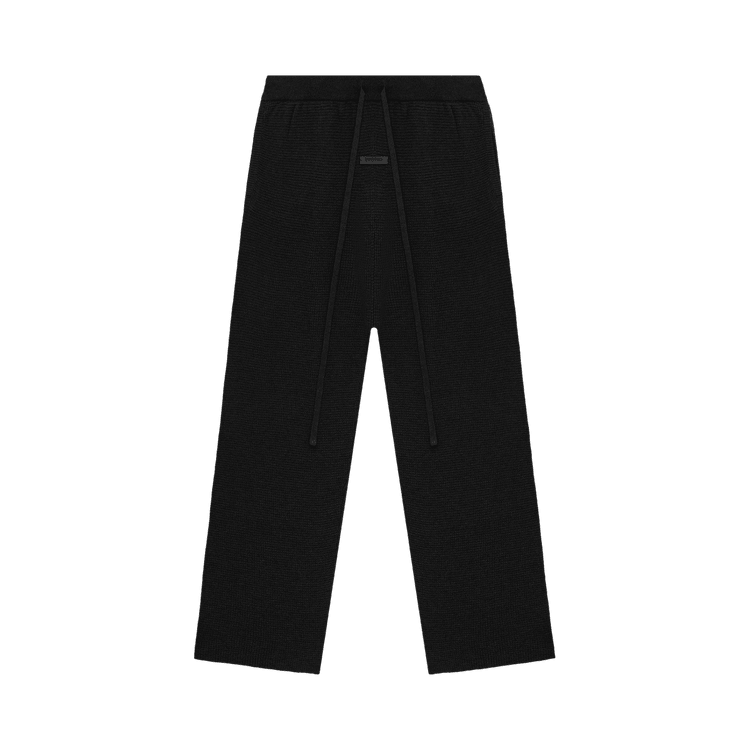 Fear of God Essentials Women's Waffle Relaxed Pant Black (FW24) - Im Your Wardrobe