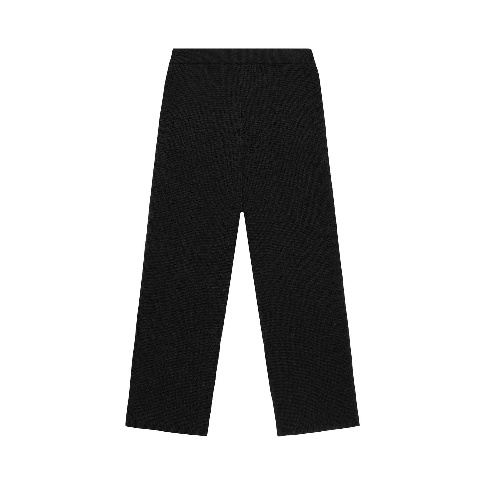 Fear of God Essentials Women's Waffle Relaxed Pant Black (FW24) - Im Your Wardrobe