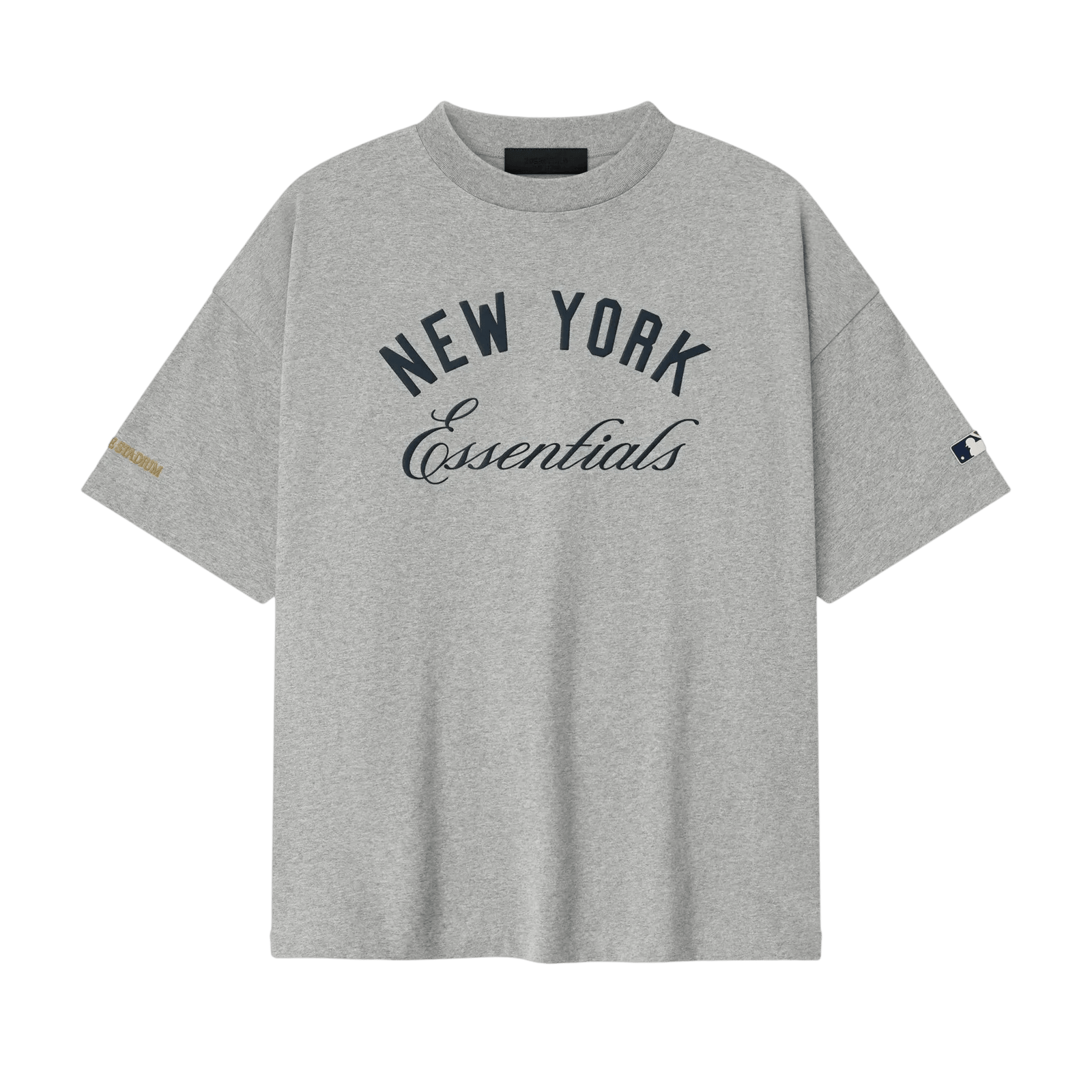 Fear of God Essentials Yankee Stadium 90s Tee Concrete Heather - Im Your Wardrobe
