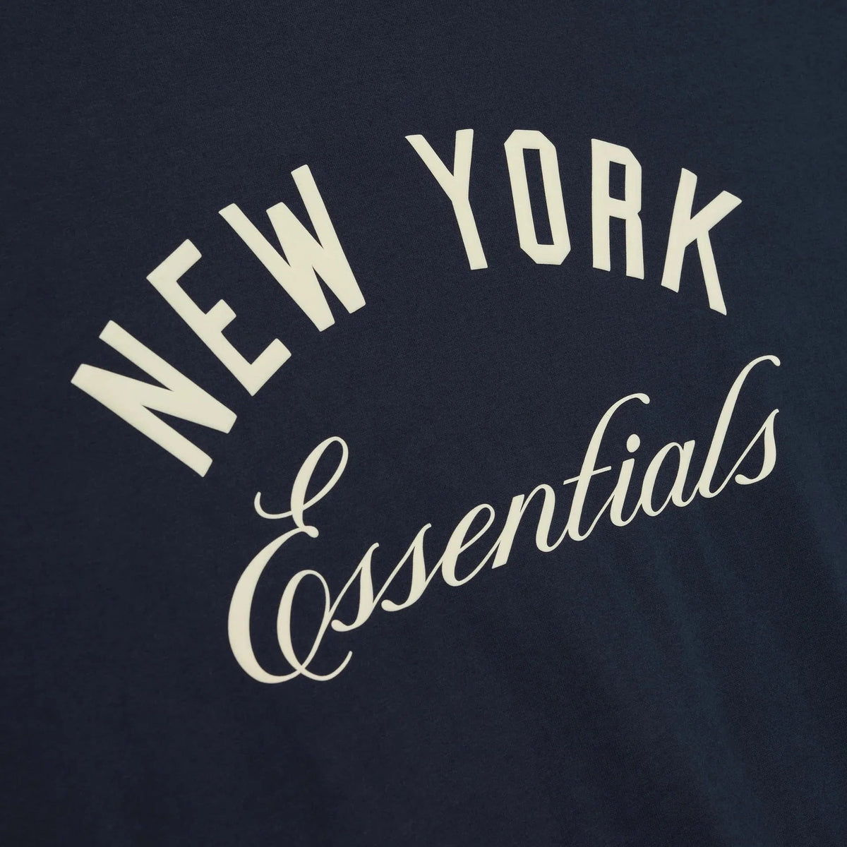 Fear of God Essentials Yankees 90s Tee Dark Sapphire - Im Your Wardrobe