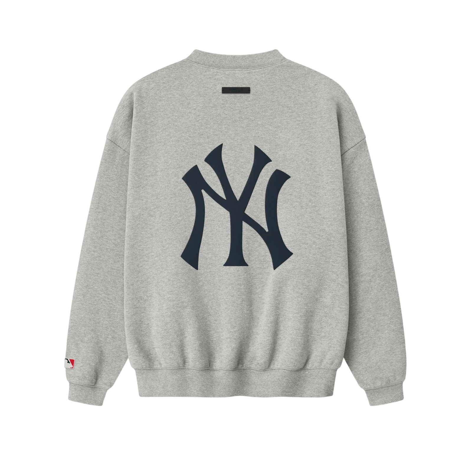 Fear of God Essentials Yankees Sport Crewneck Concrete Heather - Im Your Wardrobe