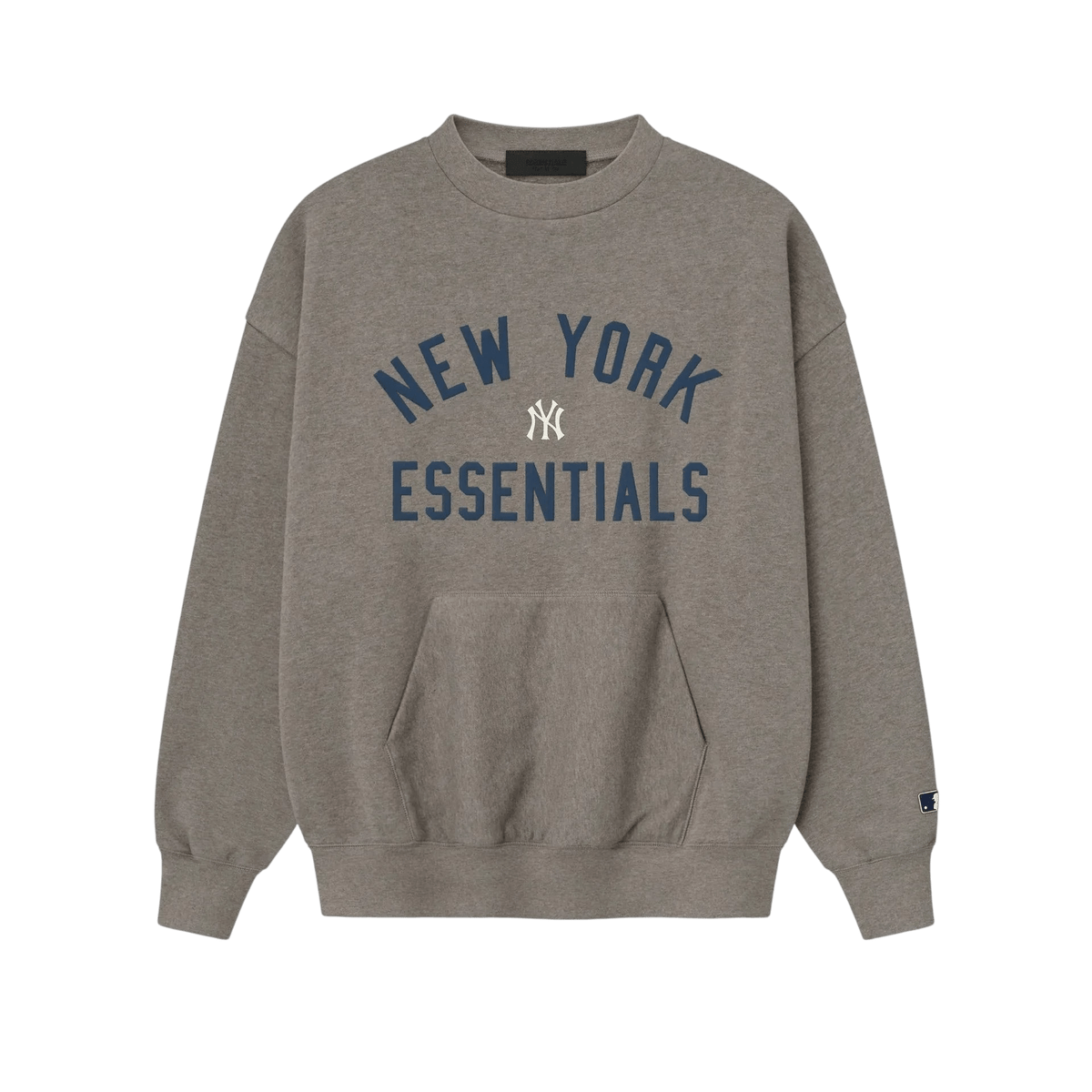 Fear of God Essentials Yankees Sport Crewneck Homestead Heather - Im Your Wardrobe
