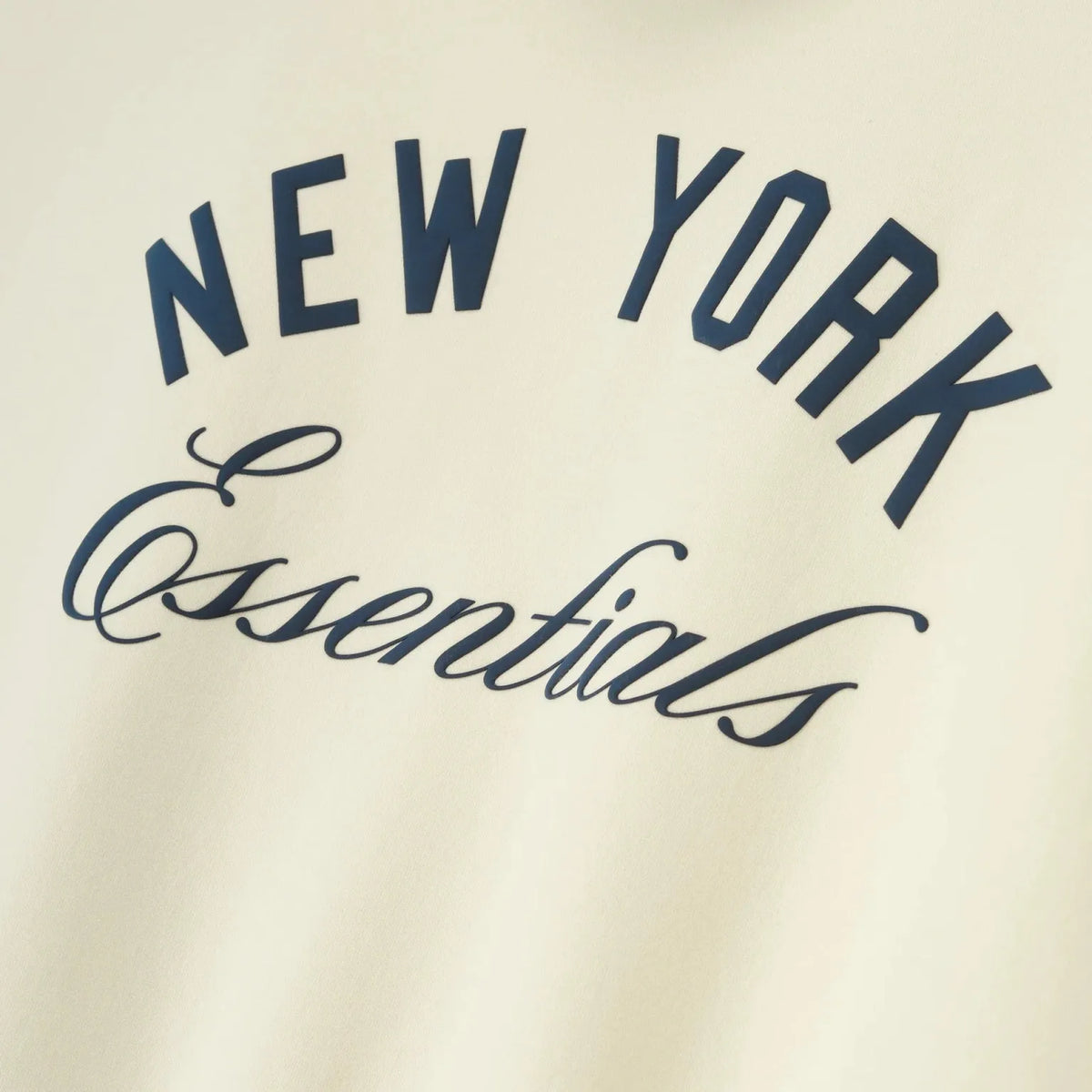 Fear of God Essentials Yankees Sport Hoodie Cream White - Im Your Wardrobe