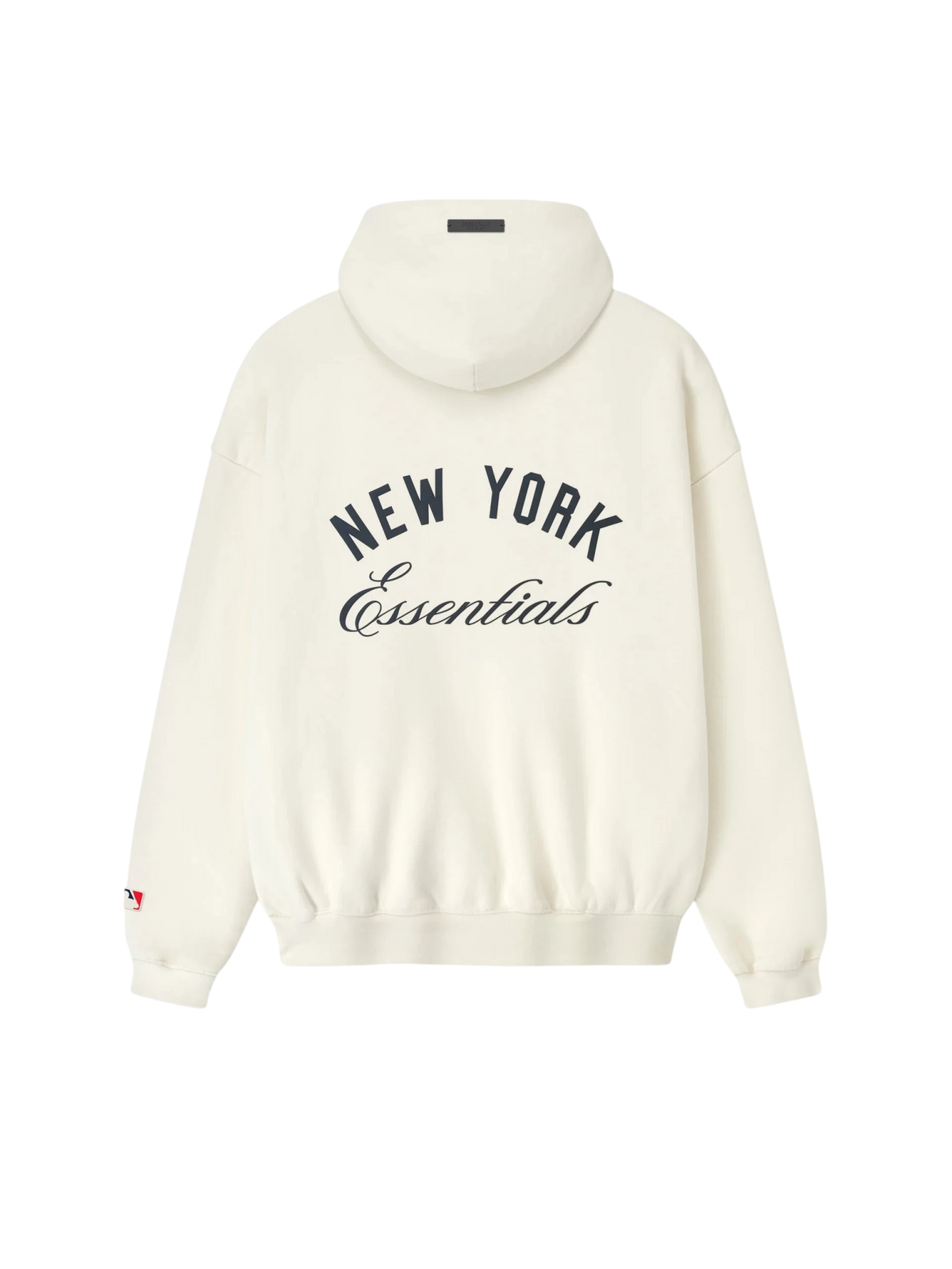 Fear of God Essentials Yankees Sport Hoodie Cream White - Im Your Wardrobe