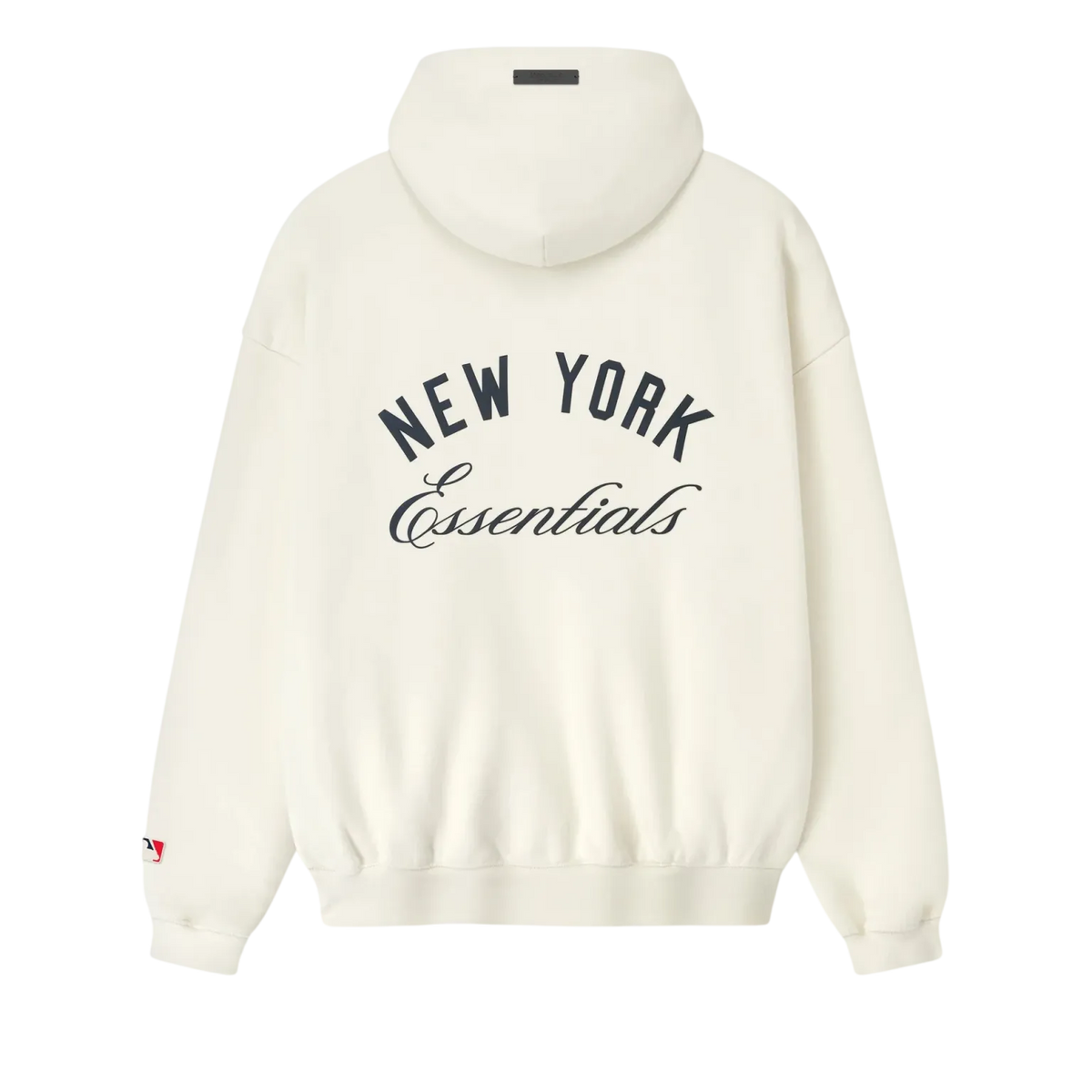 Fear of God Essentials Yankees Sport Hoodie Cream White - Im Your Wardrobe