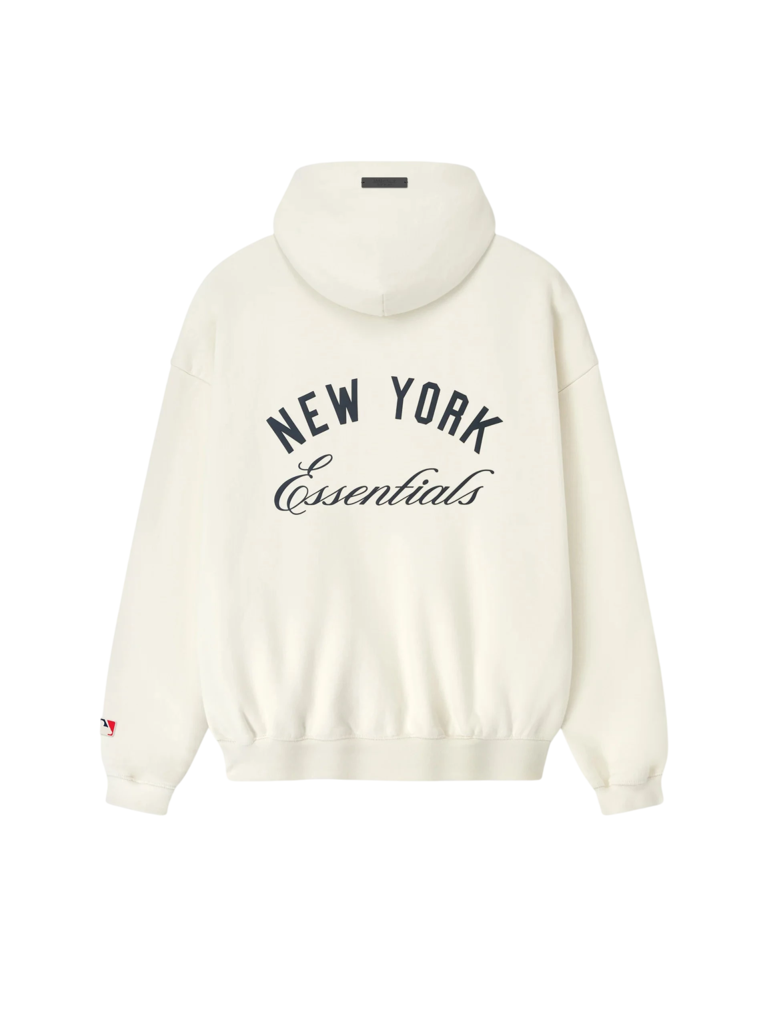 Fear of God Essentials Yankees Sport Hoodie Cream White - Im Your Wardrobe