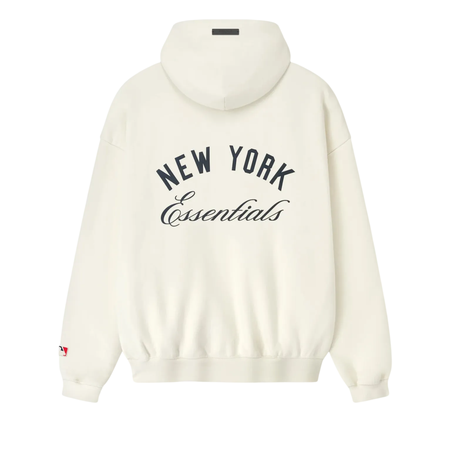 Fear of God Essentials Yankees Sport Hoodie Cream White - Im Your Wardrobe