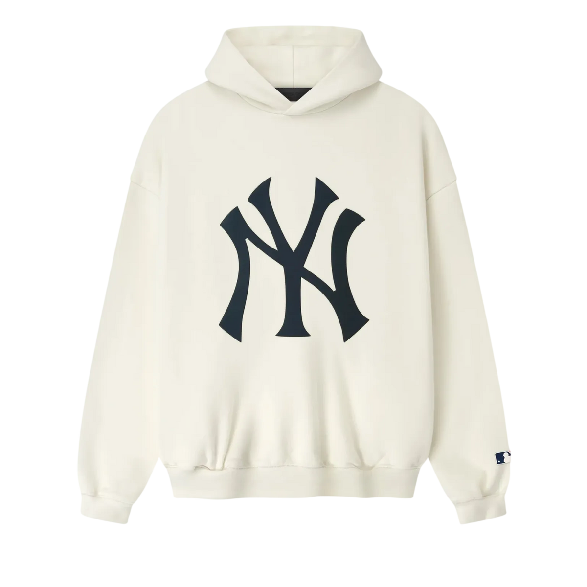 Fear of God Essentials Yankees Sport Hoodie Cream White - Im Your Wardrobe