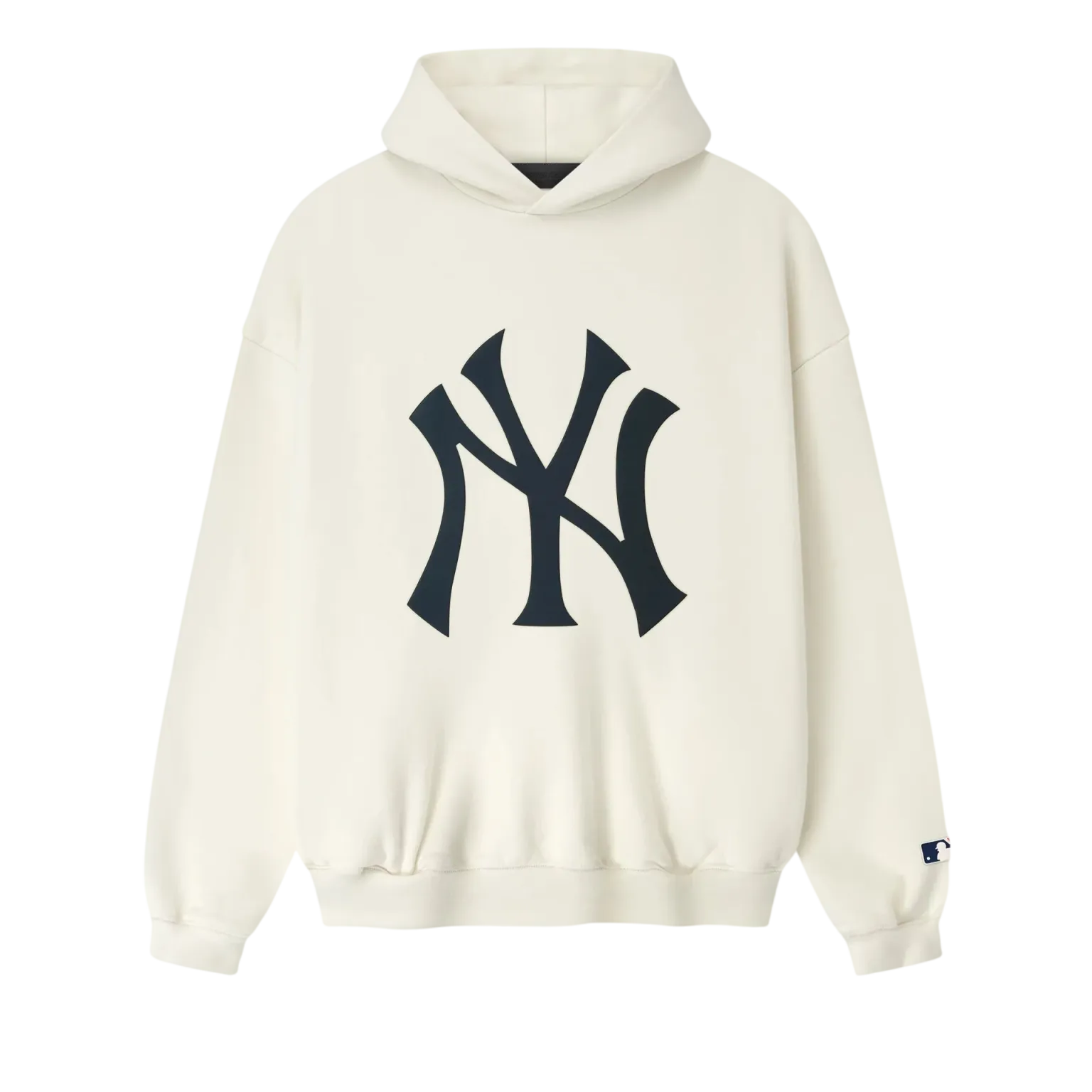 Fear of God Essentials Yankees Sport Hoodie Cream White - Im Your Wardrobe