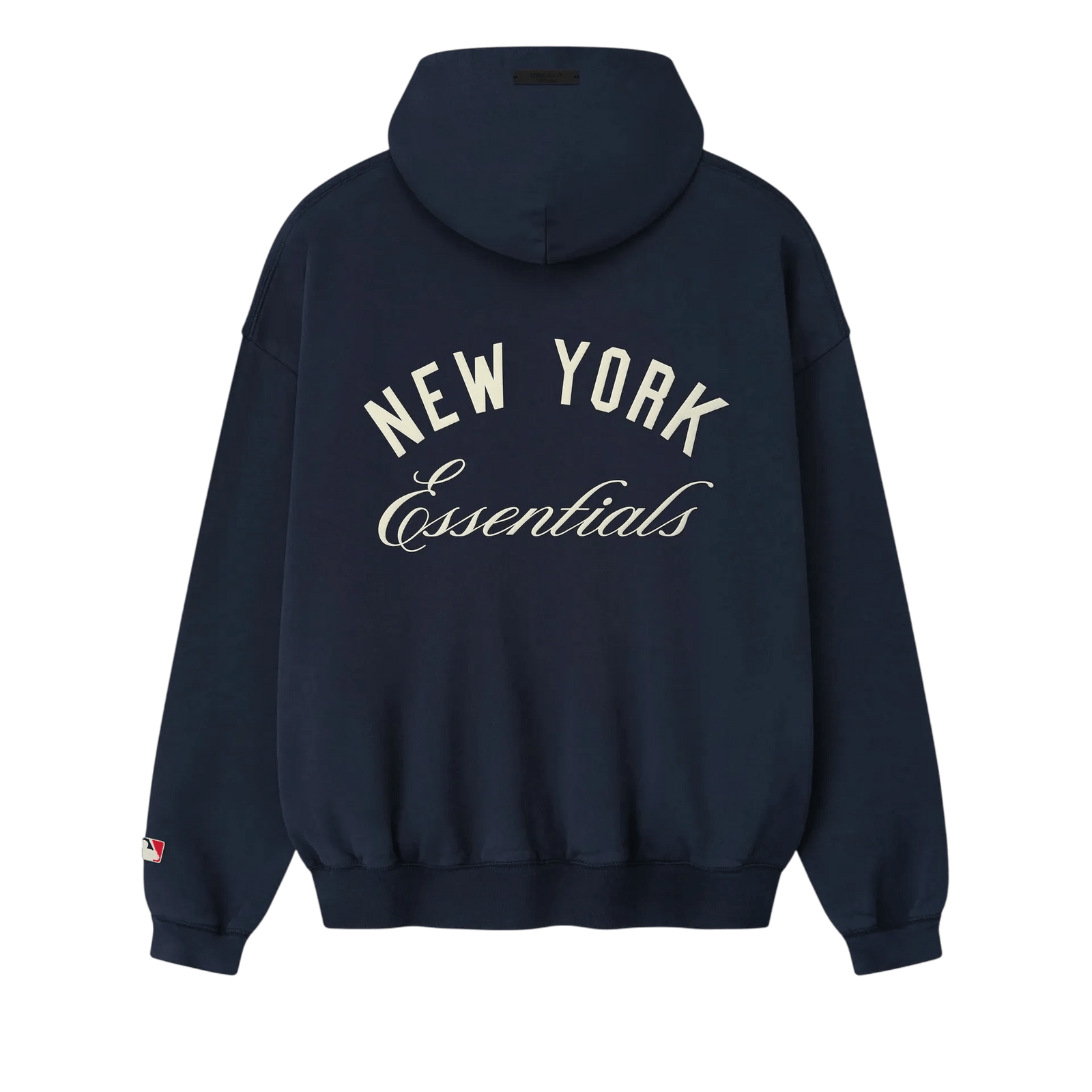 Fear of God Essentials Yankees Sport Hoodie Dark Sapphire - Im Your Wardrobe