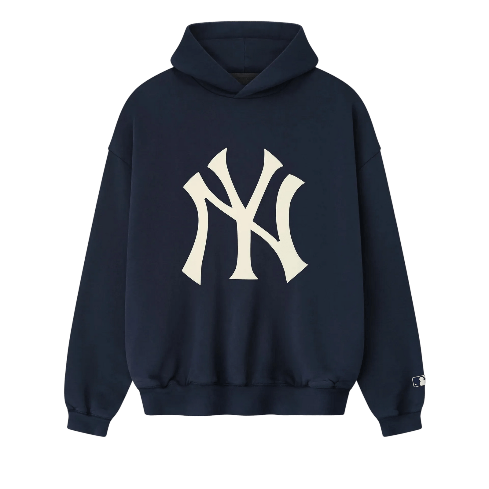 Fear of God Essentials Yankees Sport Hoodie Dark Sapphire - Im Your Wardrobe
