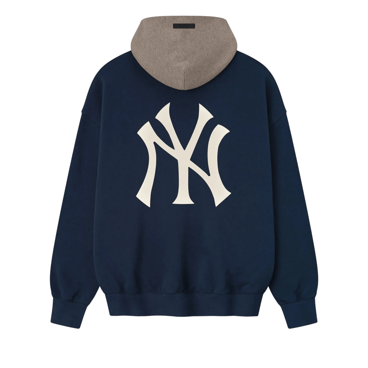 Fear of God Essentials Yankees Sport Hoodie Midnight Navy/Homstead Heather - Im Your Wardrobe