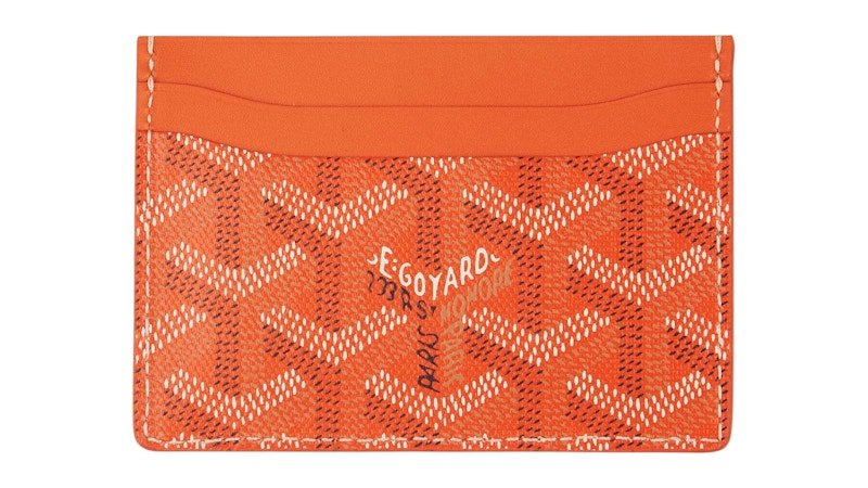 Goyard Saint Sulpice Card Holder 'Orange' - Im Your Wardrobe