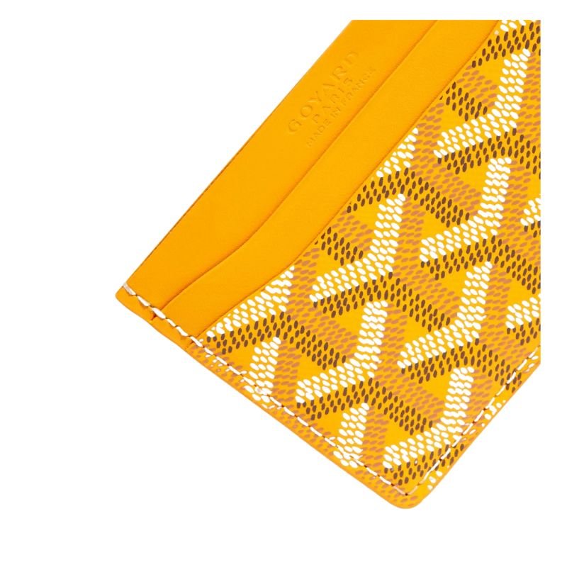 Goyard Saint Sulpice Card Holder 'Yellow' - Im Your Wardrobe