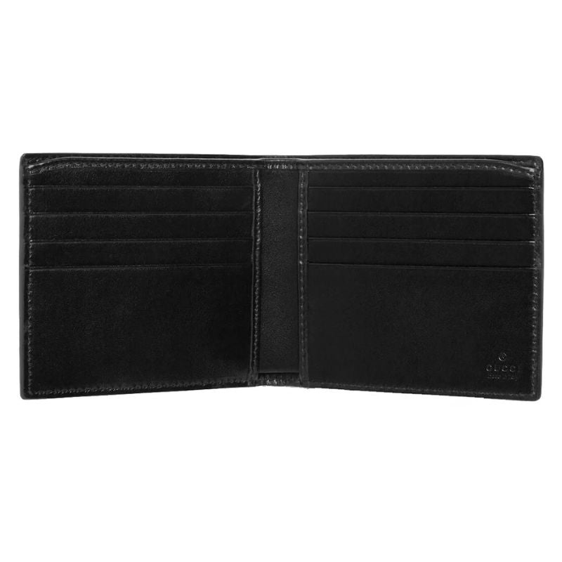 Gucci Leather Wallet with Gucci Logo (8 Card Slot) Black - Im Your Wardrobe