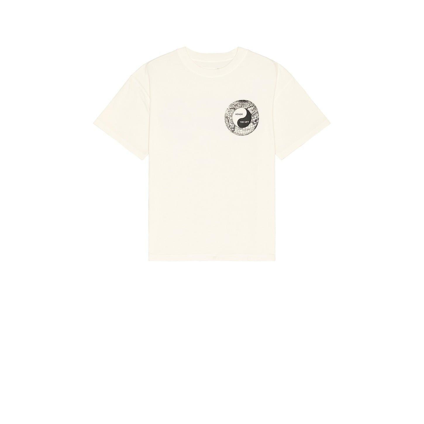 Honor The Gift Breathe In Breathe Out Short Sleeve T-Shirt White - Im Your Wardrobe