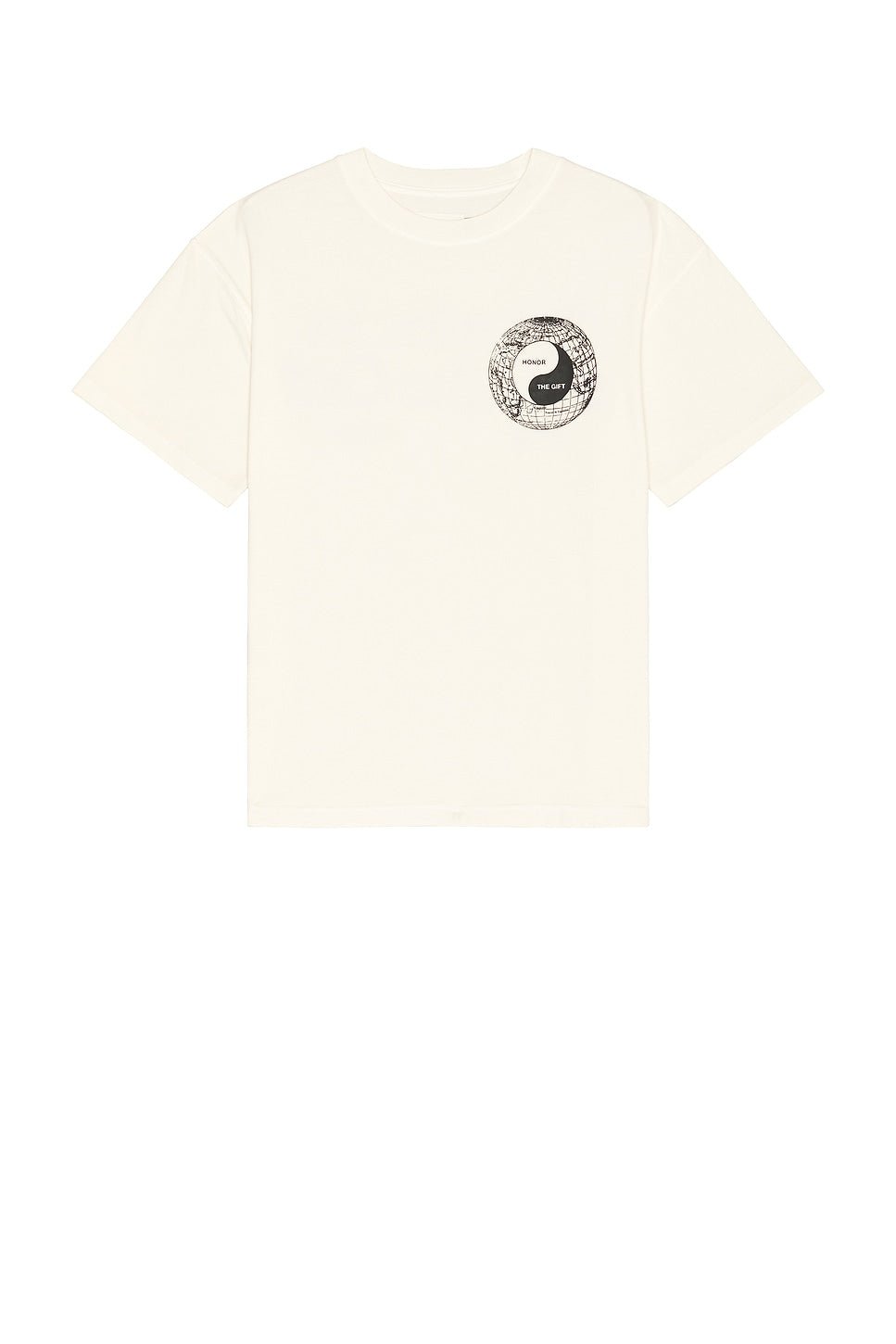 Honor The Gift Breathe In Breathe Out Short Sleeve T-Shirt White - Im Your Wardrobe