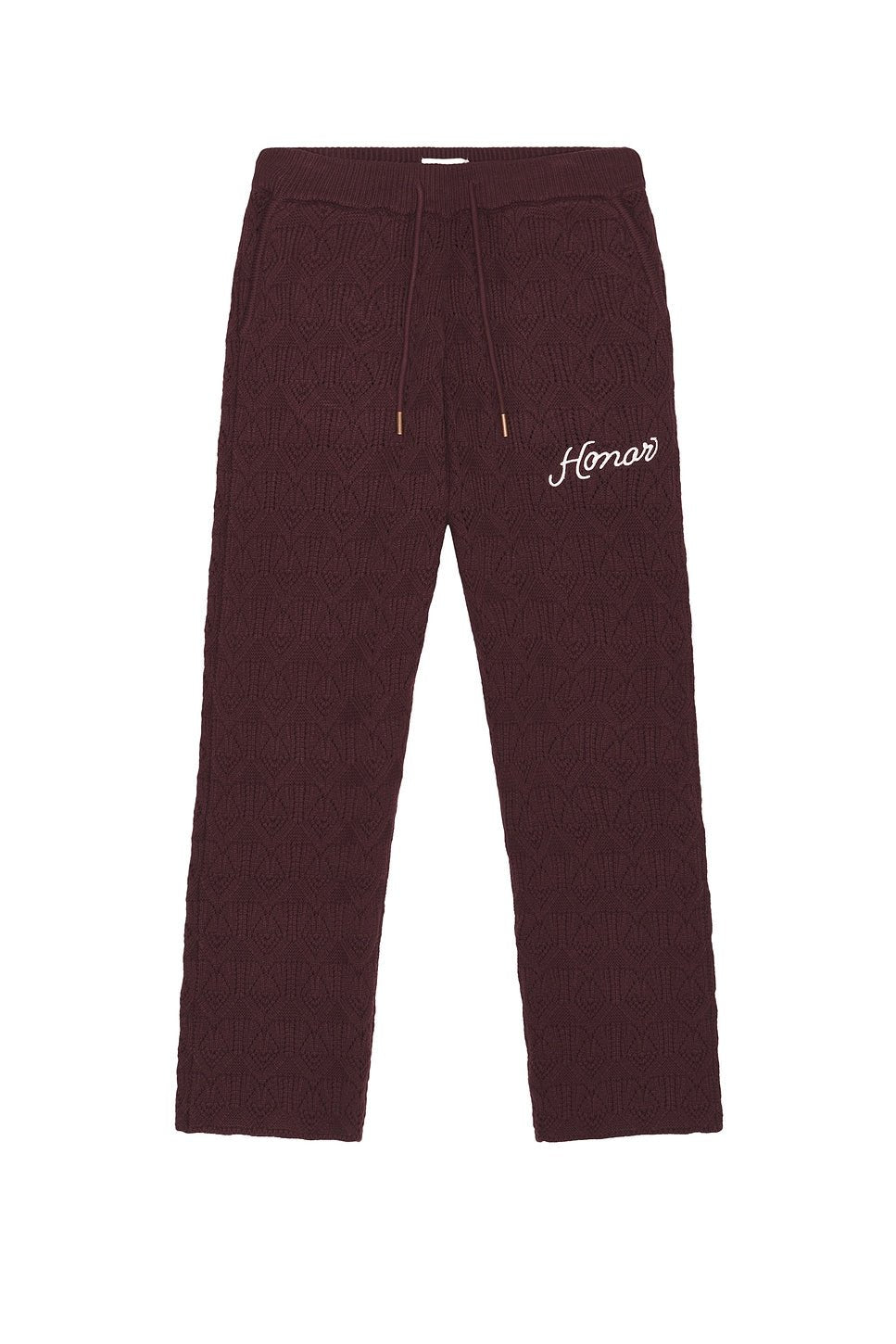 Honor The Gift Cable Knit Pant Berry - Im Your Wardrobe