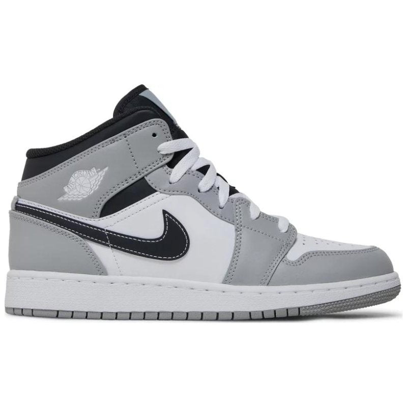 Jordan 1 Mid - Light Smoke Grey (GS) - Im Your Wardrobe