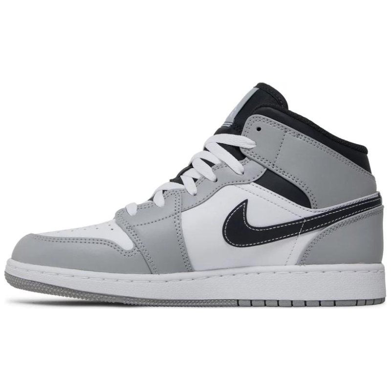 Jordan 1 Mid - Light Smoke Grey (GS) - Im Your Wardrobe