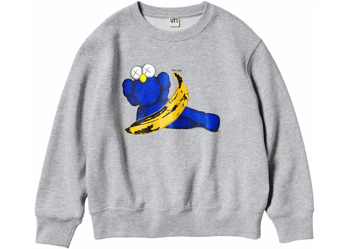 KAWS x Uniqlo Warhol Graphic 472951 Sweatshirt Gray - Im Your Wardrobe