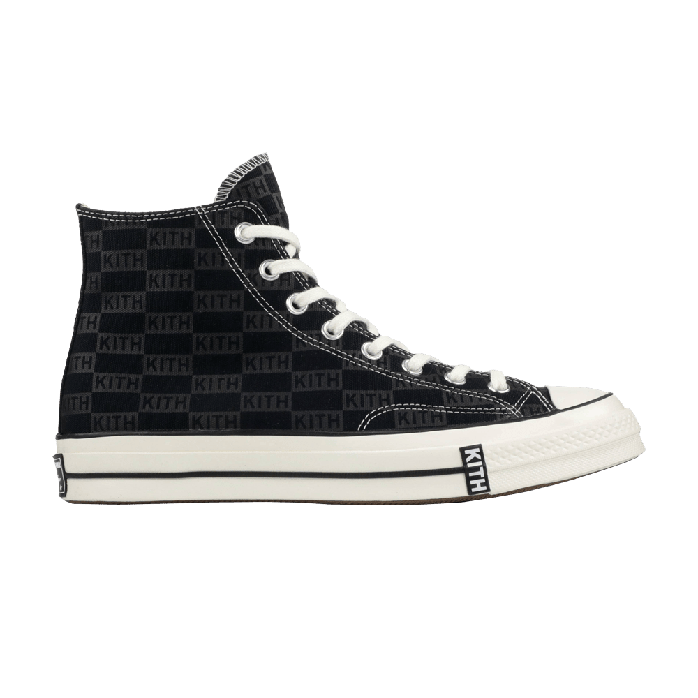 Kith x Converse Chuck 70 High Black Monogram - Im Your Wardrobe
