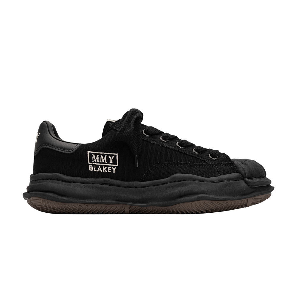 Maison Mihara Yasuhiro Blakey OG Sole Canvas Low Black - Im Your Wardrobe