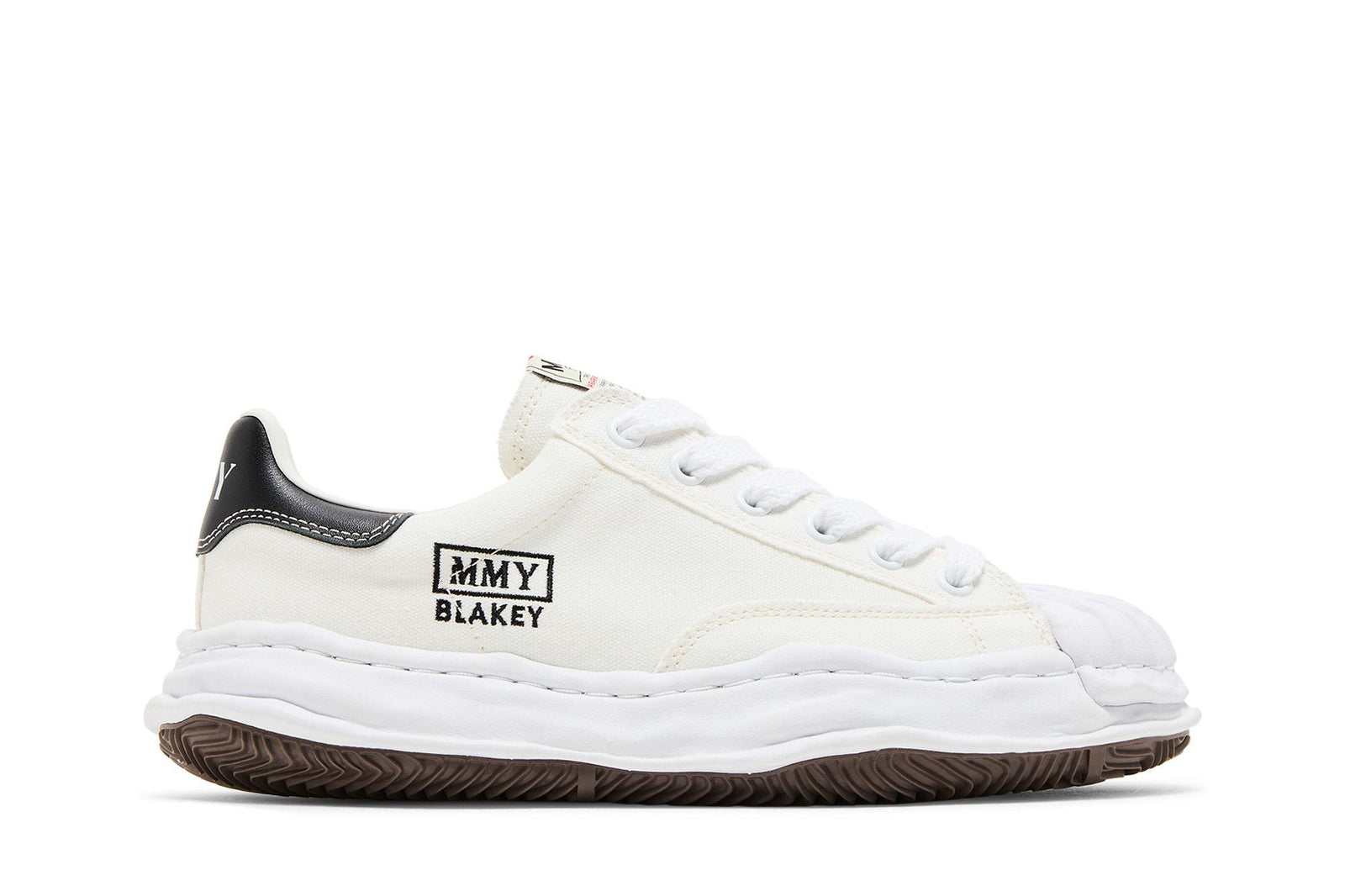 Maison Mihara Yasuhiro Blakey OG Sole Canvas Low White - Im Your Wardrobe