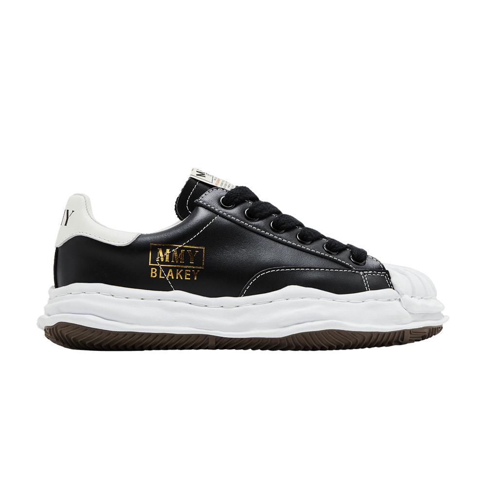 Maison Mihara Yasuhiro Blakey OG Sole Leather Low Black White - Im Your Wardrobe