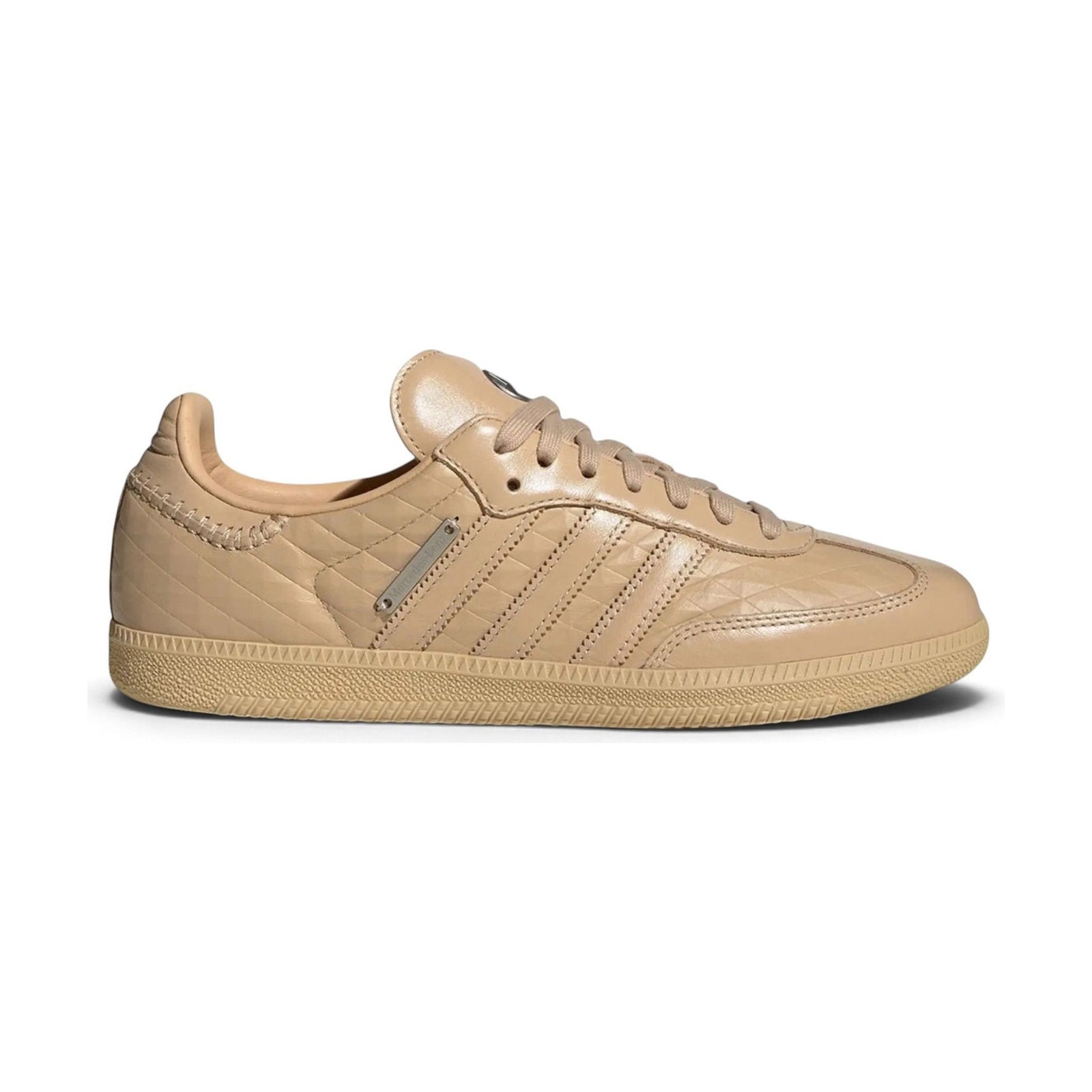 Mercedes-Benz x adidas Samba OG Magic Beige Silver Metallic front