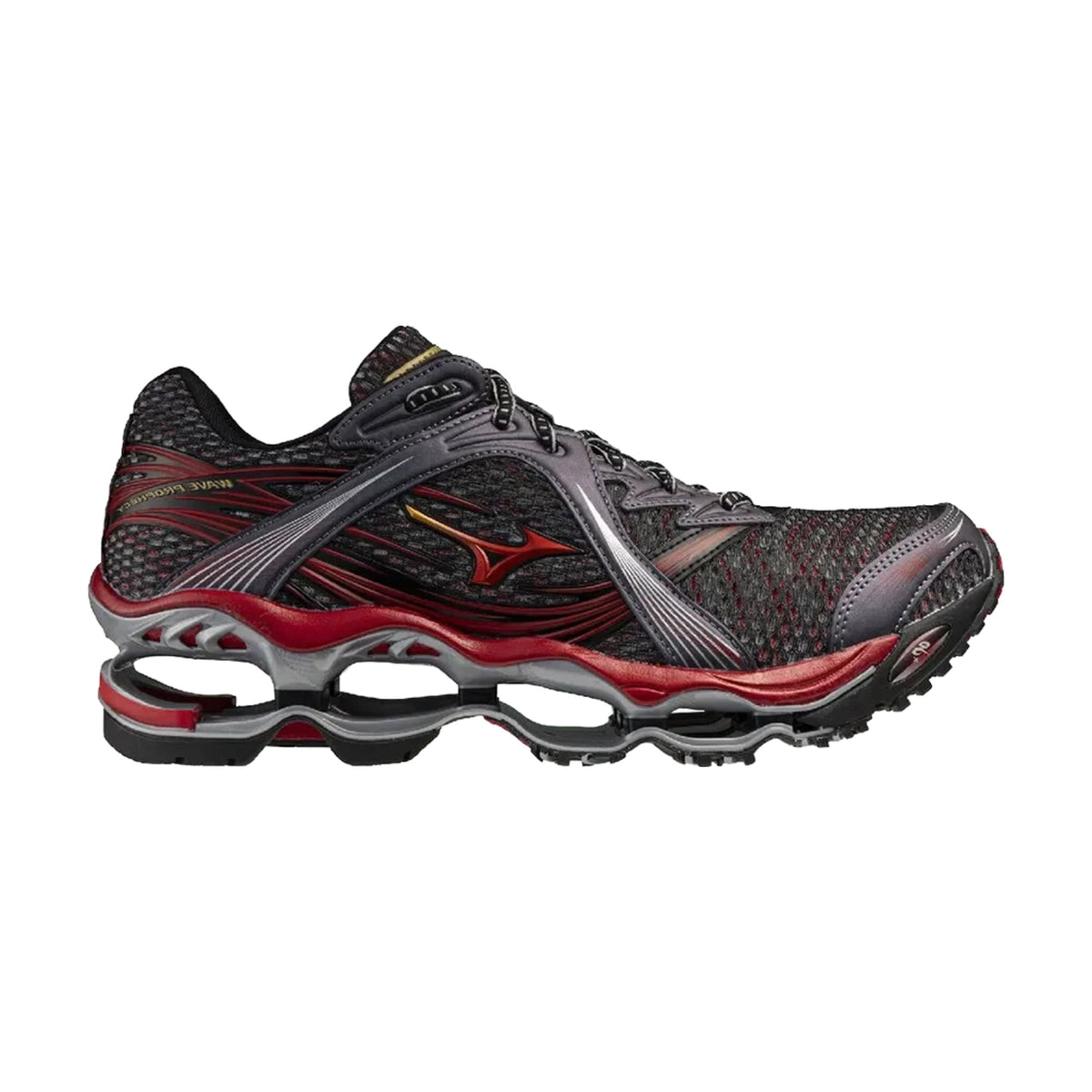 Mizuno Wave Prophecy 1 Red Gunmetal front