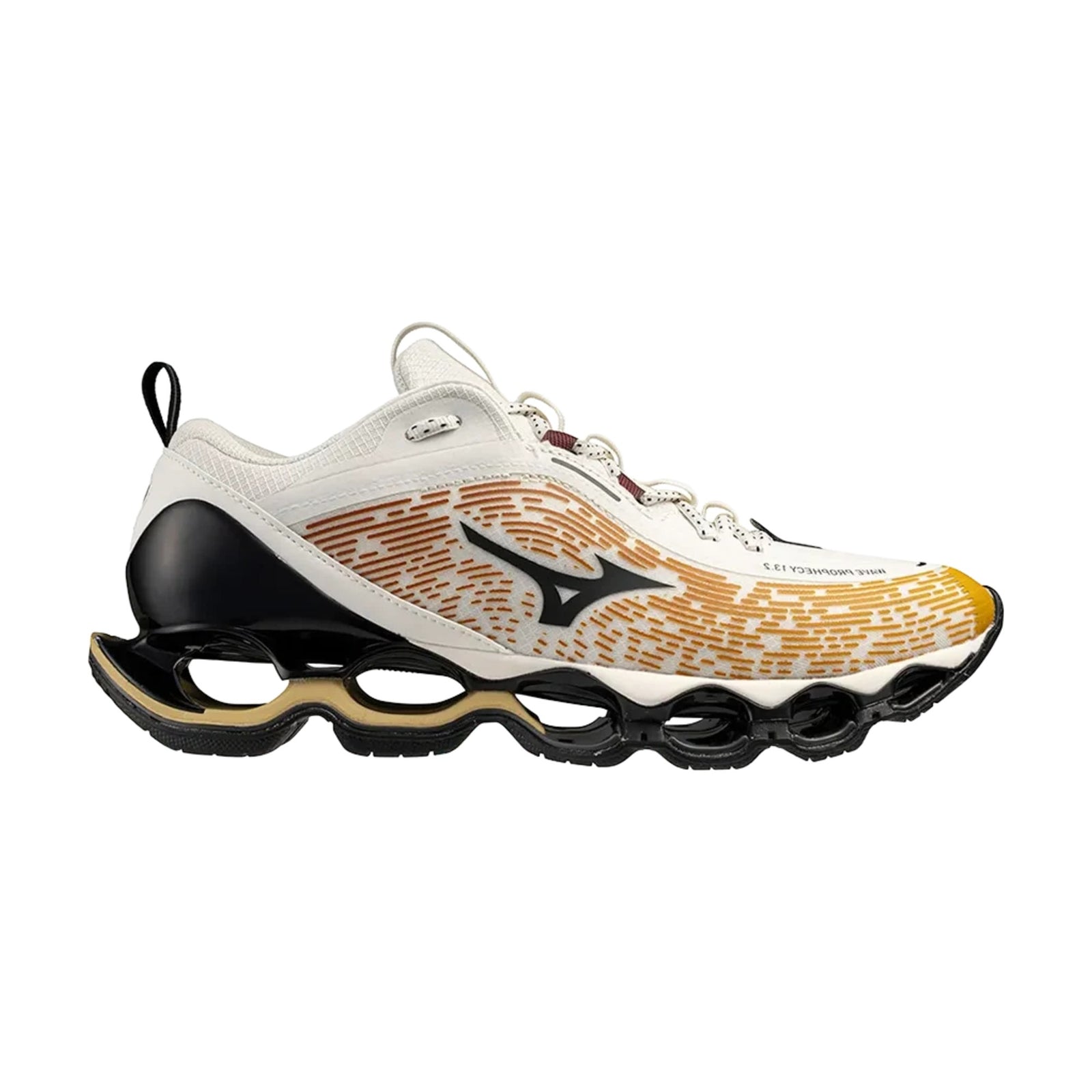 Mizuno Wave Prophecy 13.2 White Black Orange front