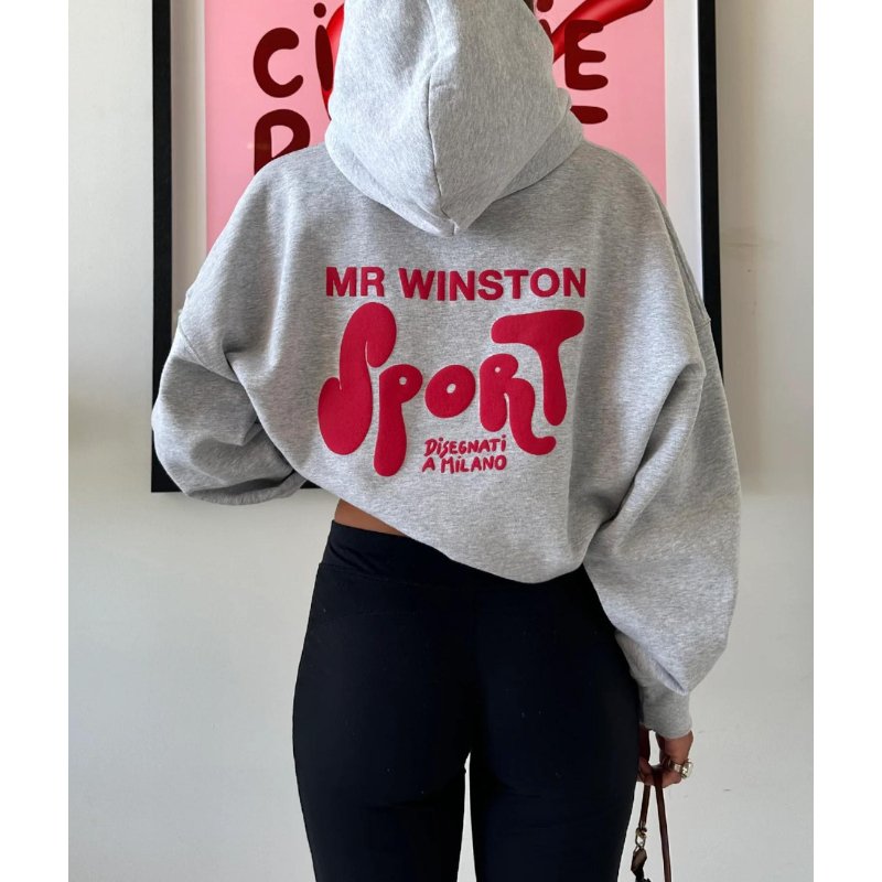 Mr Winston - Puff Hooded Sweat 'Costanza Edition' (Cherry) - Im Your Wardrobe