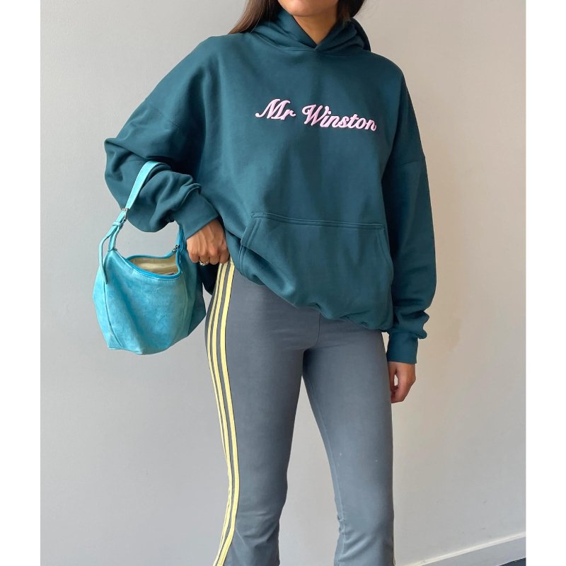 Mr Winston - Puff Hooded Sweat (Deep Green) - Im Your Wardrobe