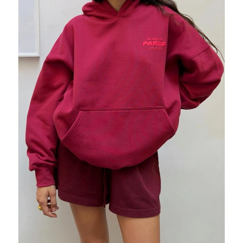 Mr Winston - Puff Hooded Sweat (Paris Edition: Rouge) - Im Your Wardrobe