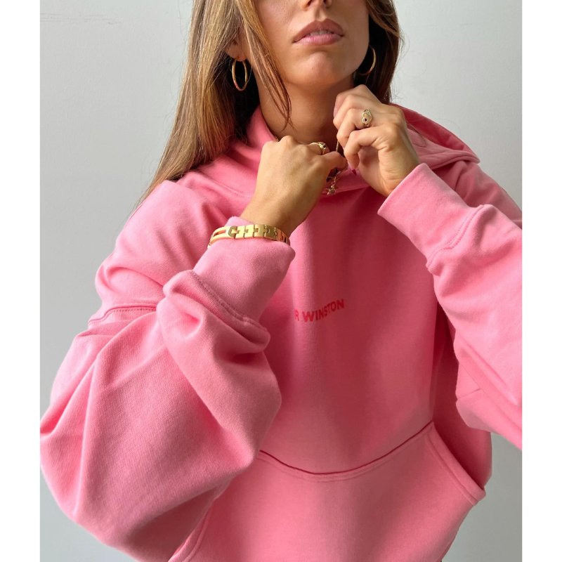 Mr Winston - Puff Hooded Sweat (Vintage Pink) - Im Your Wardrobe