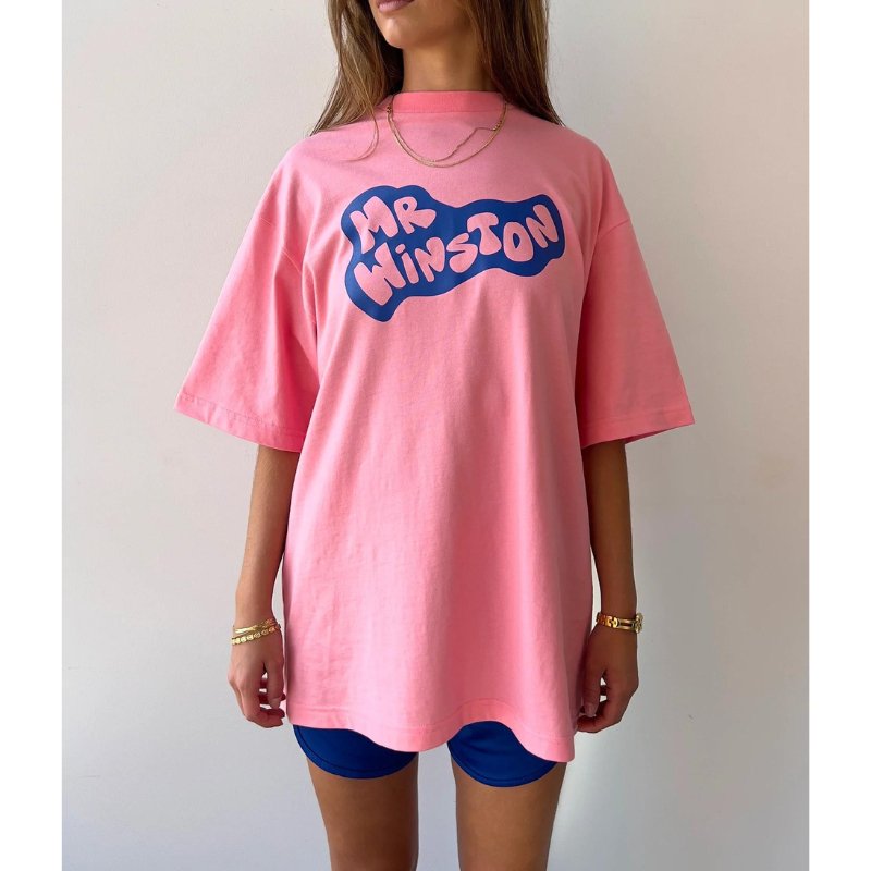 Mr Winston - T - Shirt (Vintage Pink) - Im Your Wardrobe