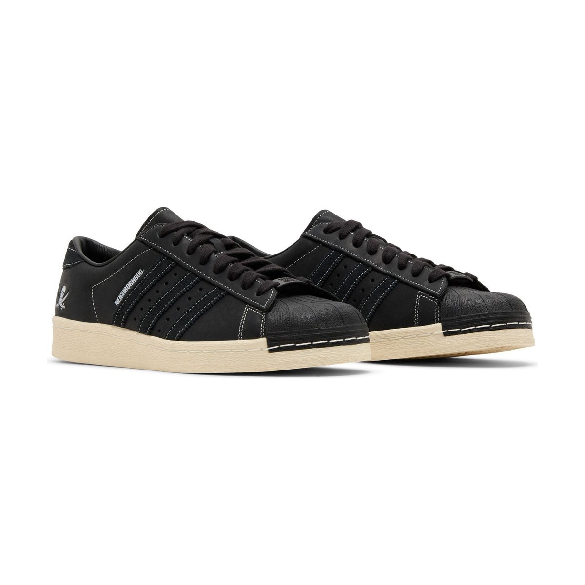 Neighborhood x adidas Superstar 2005 Core Black detail
