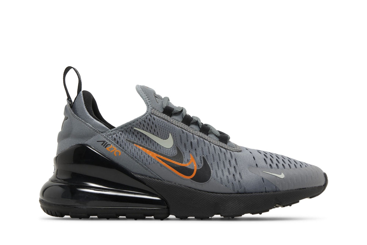 Nike Air Max 270 Multi-Swoosh - Smoke Grey Mandarin - Im Your Wardrobe