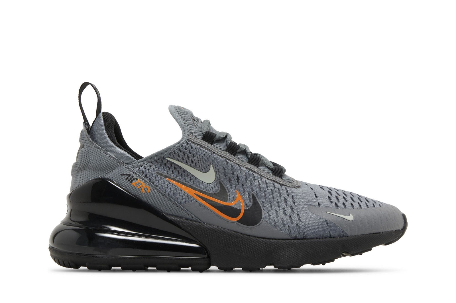 Nike Air Max 270 Multi-Swoosh - Smoke Grey Mandarin - Im Your Wardrobe