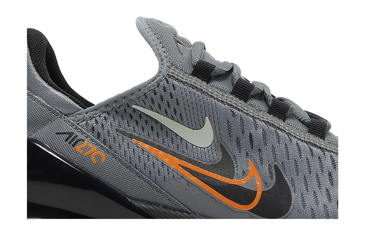 Nike Air Max 270 Multi-Swoosh - Smoke Grey Mandarin - Im Your Wardrobe