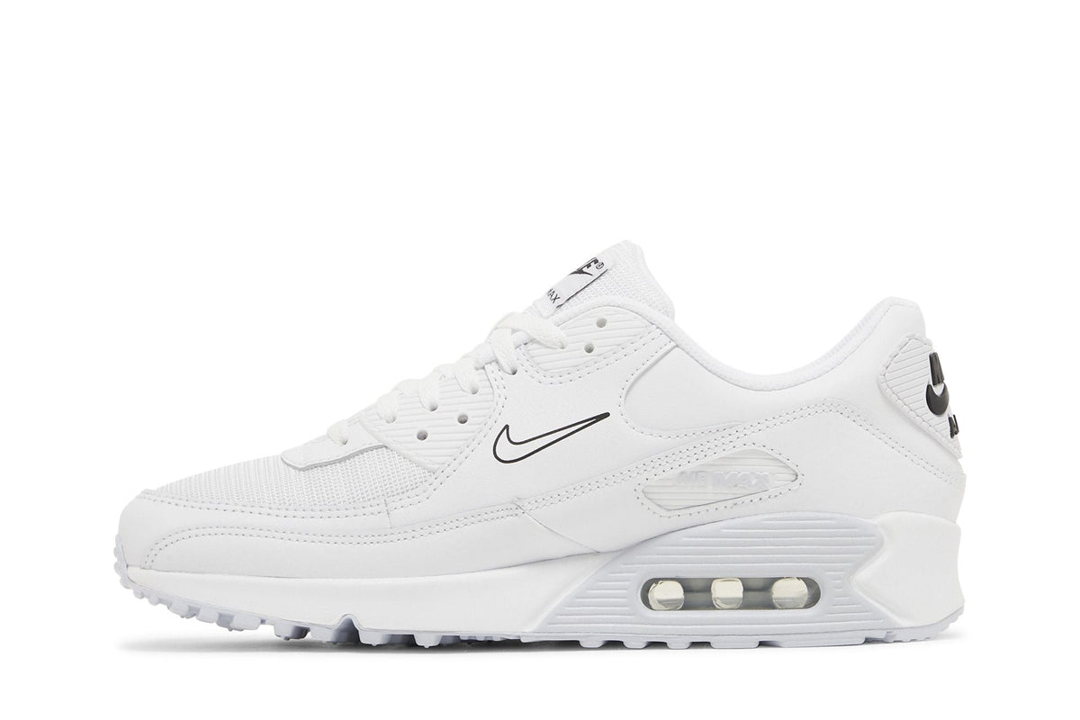 Nike Air Max 90 Multi Swoosh - White Bright Crimson - Im Your Wardrobe