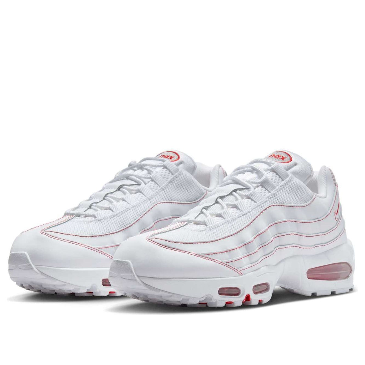 Nike Air Max 95 OG Big Bubble White University Red - Im Your Wardrobe